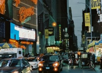 Times Square Captions